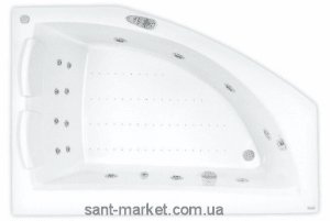 Ванна с гидро и аэромассажем PoolSpa Aquamarina 175х120х69 PHAJ710KEHC1824 Effects Navi  Rumba