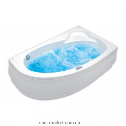 Ванна акрилова кутова PoolSpa колекція Nimfa 160х90х63 R PWA1010ZN000000 + ніжки