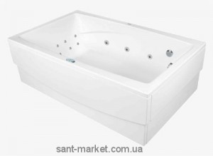 Ванна с гидро и аэромассажем PoolSpa Fantasy 185х115х61 PHP1H10KTTC1819 Titanium  Rumba