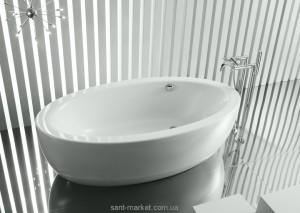 Ванна акрилова овальна Roca колекція Georgia 185x100х42 A247977001 + 2 панелі