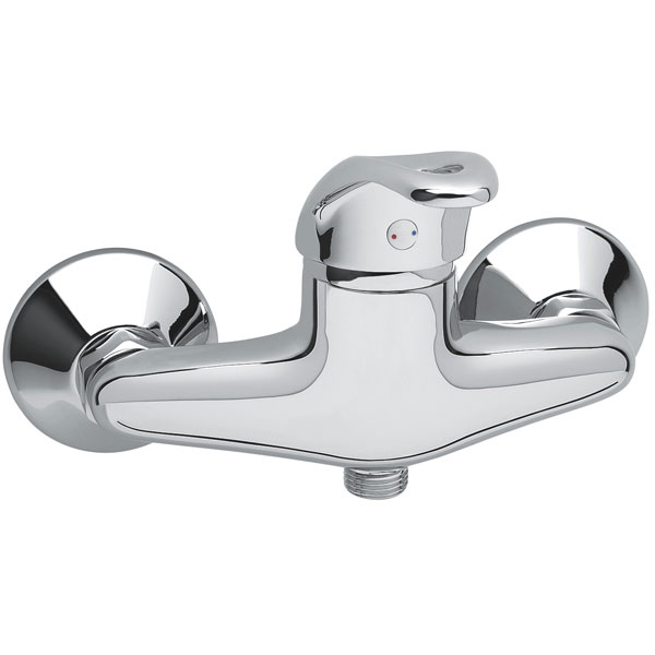 Смеситель для душа настенный однорычажный Ferro коллекция Milano хром BRM7