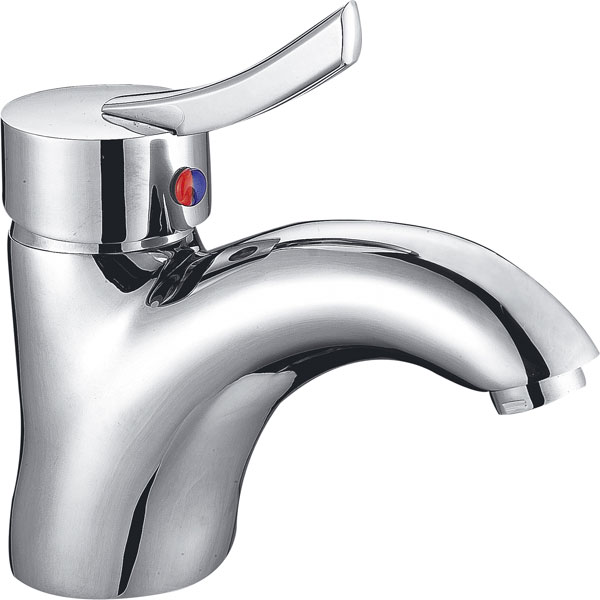 Смеситель для раковины однорычажный с донным клапаном Ferro коллекция Werona хром BTW2