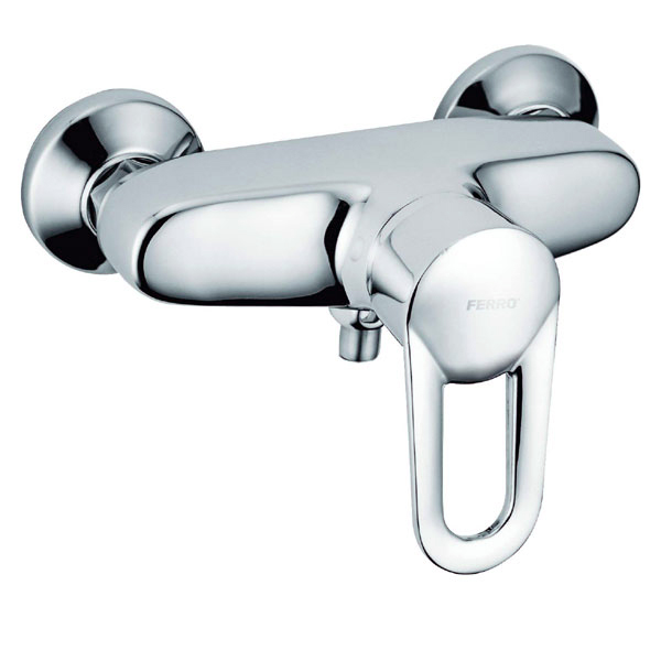 Смеситель для душа настенный однорычажный Ferro коллекция Napoli хром BRN7