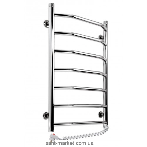 Электрический полотенцесушитель Laris Виктория П7 Э 480х700х30 лесенка хром 73207016