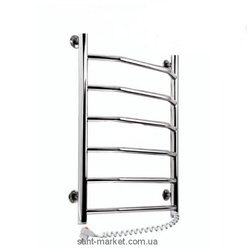 Электрический полотенцесушитель Laris Виктория П6 Э 480х600х30 лесенка хром 73207015