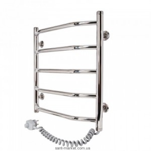 Електричний полотенцесушитель Laris Вікторія П5 Е 480х500х30 драбинка хром 73207014