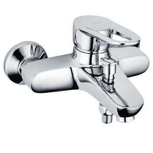 Смеситель однорычажный для ванны мс коротким изливом Ferro коллекция Napoli хром BRN1