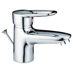 Смеситель для раковины однорычажный с донным клапаном Ferro коллекция Napoli хром BRN2