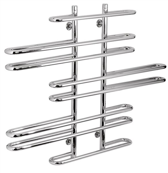 Водяний полотенцесушитель Laris колекція Діана Ф дизайнерський 1050х800х130 хром 71207082