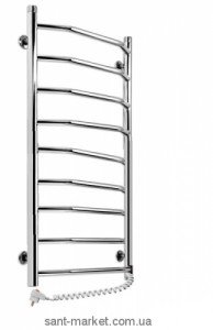 Электрический полотенцесушитель Laris Виктория П9 Э 530х900х35 лесенка хром 73207018
