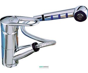 Смеситель для кухни с выдвижной лейкой Ferro Napoli однорычажный BRN 8