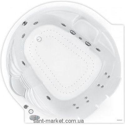 Ванна з гідро і аеромасажем акрилова PoolSpa Roma 208х140х47 PHR4310SO2C0000 Economy 2