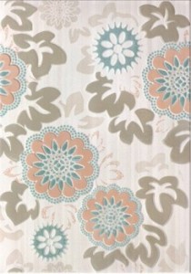 Церсанит Настра декор Цветок блу 25х35