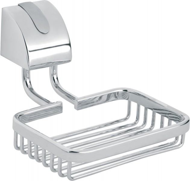 Ferro Cascata мыльница метал. хром/сатин E01