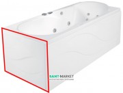 Панель для ванны PoolSpa Muza боковая 75 см акрил белый PWOBB10KO000000