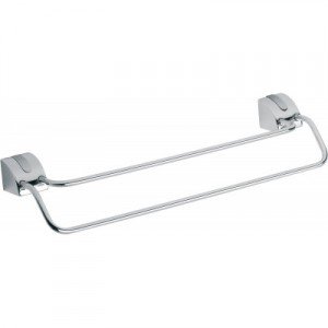 Ferro Cascata Держатель полотенец двойной хром/сатин.45см.E08