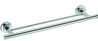 Ferro Torrente Тримач рушників подвійний хром / сатин 60см. B10