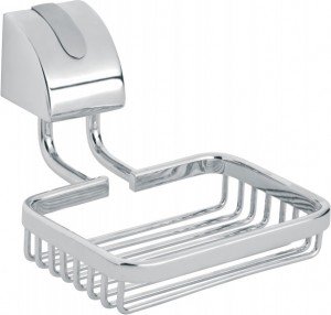 Ferro Cascata мыльница метал. хром/сатин E01