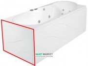 Панель для ванны PoolSpa Muza бічна 75 см акрил білий PWOBB10KO000000