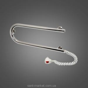 Електричний полотенцесушитель Laris Змійовик 25 РС1 Е 500х225х35 U-образний хром 73207152