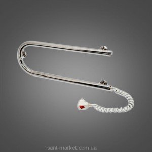 Электрический полотенцесушитель Laris Змеевик 25 РС1 Э 500х225х35 U-образный хром  73207152