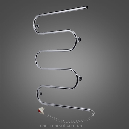 Электрический полотенцесушитель Laris Змеевик 25 РС5 Э 500х825х35 змейка хром 73207041