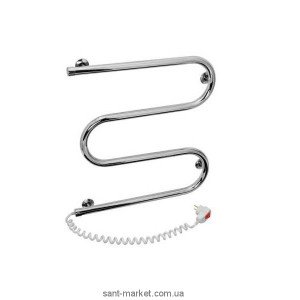 Электрический полотенцесушитель Laris Змеевик 25 РС3 Э 600х375х35 змейка хром 73207155