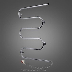Электрический полотенцесушитель Laris Змеевик 25 РС5 Э 600х825х35 змейка хром 73207043