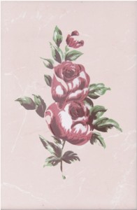 Церсанит Валенсия декор Цветок роса 20x30