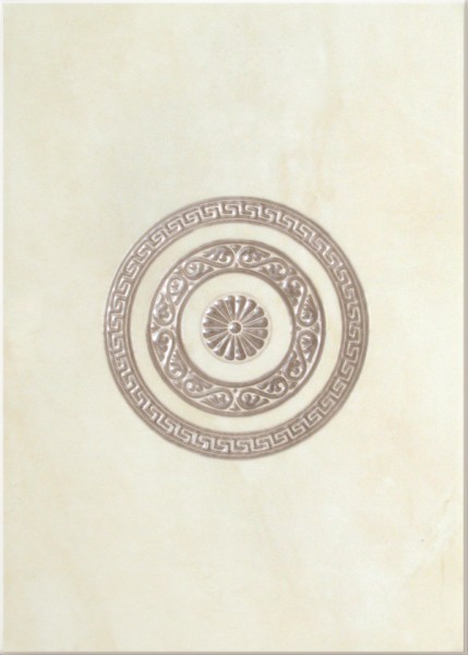 Церсанит Сенса декор классик крем 25х35