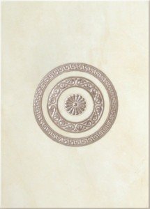 Церсанит Сенса декор классик крем 25х35