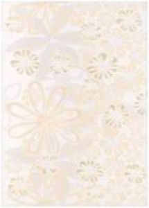 декор Церсанит Эйфория Квитка 3 25x35 Бьянко
