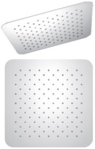 Лейка для верхнего душа с тропическим душем Saneko коллекция Tropical Relax хром LD-11.S02-300