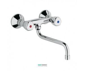 Змішувач для кухні Kludi Standard настінний двухвентильний 310530515