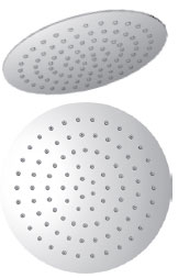 Лейка для верхнього душа з тропічним душем Saneko колекція Paradise Relax хром LD-11.R02-200