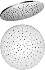 Лейка для верхнього душа з тропічним душем Saneko колекція Paradise Air хром LD-11.R08-300