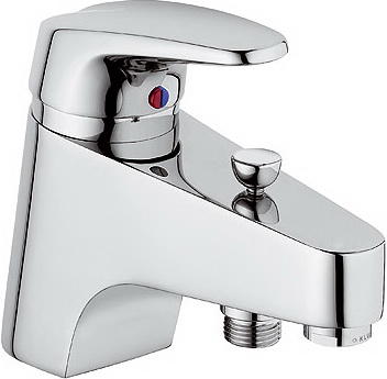 Смеситель для ванны однорычажный с коротким изливом Kludi коллекция Objekta-Mix New хром 336850575