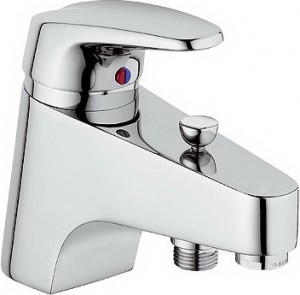 Смеситель для ванны однорычажный с коротким изливом Kludi коллекция Objekta-Mix New хром 336850575