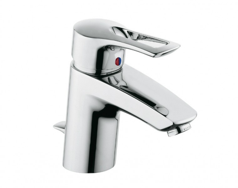 Змішувач для раковини одноважеля з донним клапаном Kludi колекція MX хром 331250562