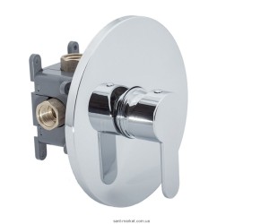 Смеситель для душа встраиваемый Saneko хром CM-11.R-100-01
