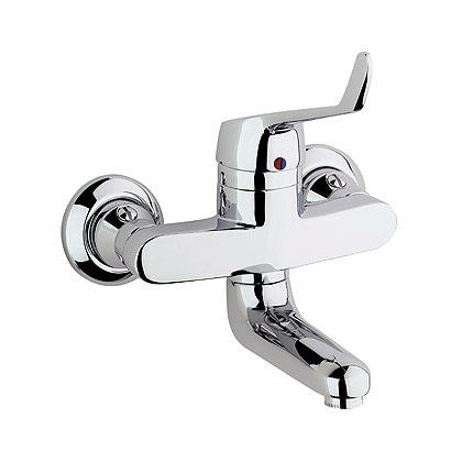 Смеситель для раковины однорычажный настенный Kludi коллекция Medi Mix хром 331130564