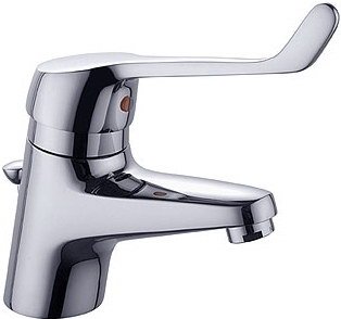 Змішувач для раковини одноважеля з донним клапаном Kludi колекція Medi Mix хром 332710564