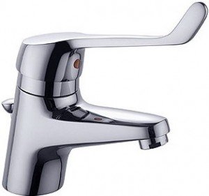 Змішувач для раковини одноважеля з донним клапаном Kludi колекція Medi Mix хром 332710564