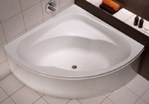 KOLO INSPIRATION Акрилова кутова ванна 140 * 140см з ніжками XWN3040000
