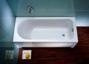 KOLO PRIMO Акрилова прямокутна ванна 150 * 70 см. Біла з ніжками XWP3250000