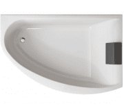 Ванна акрилова кутова Kolo колекція Mirra 170х110х42 R XWA3370001 + підголовник