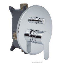 Смеситель скрытый (встраиваемый) Saneko хром CM-11.R-200-01