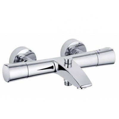 Смеситель с термостатом двухвентильный для ванны Kludi коллекция Zenta хром 351010538