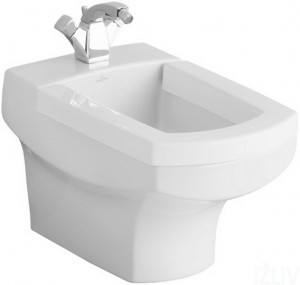 Біде підвісне Villeroy & Boch колекція Bellevue 59х38х41 з переливом 546400R2