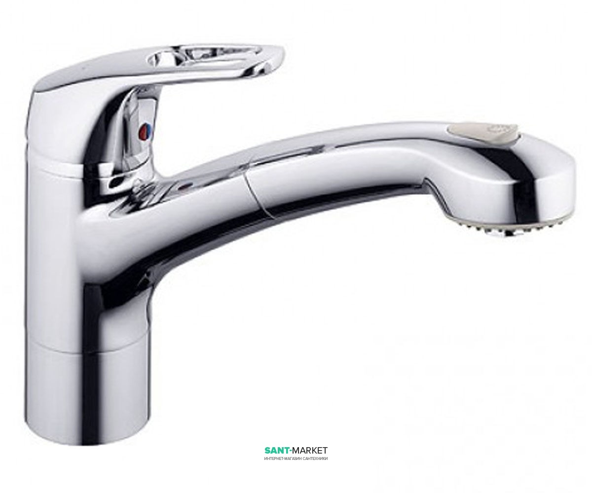 Змішувач для кухні c висувною лійкою Kludi Mx змішувач 339410562